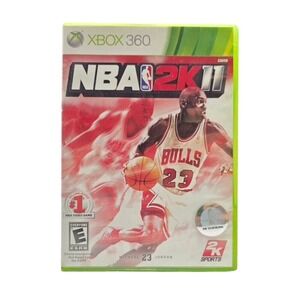 NBA 2K11 Xbox 360 Michael Jordan Cover‎ Complete Disc Case Basketball